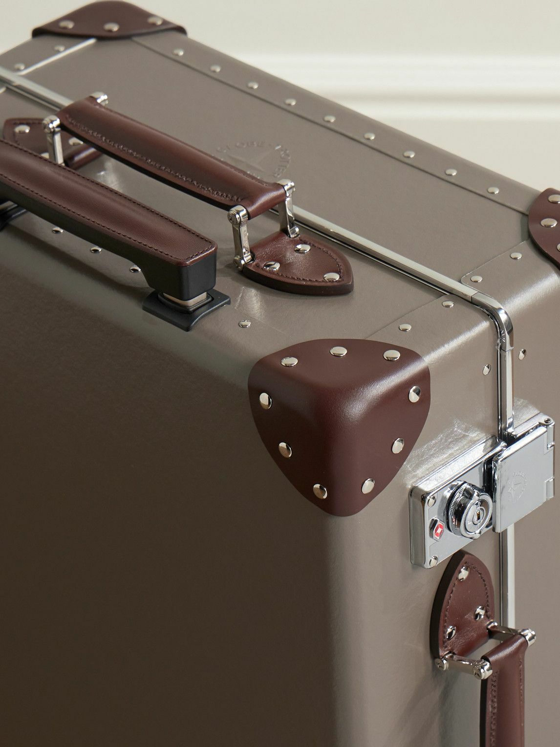 Globe-Trotter - Metropolis Leather-Trimmed Carry-On Suitcase
