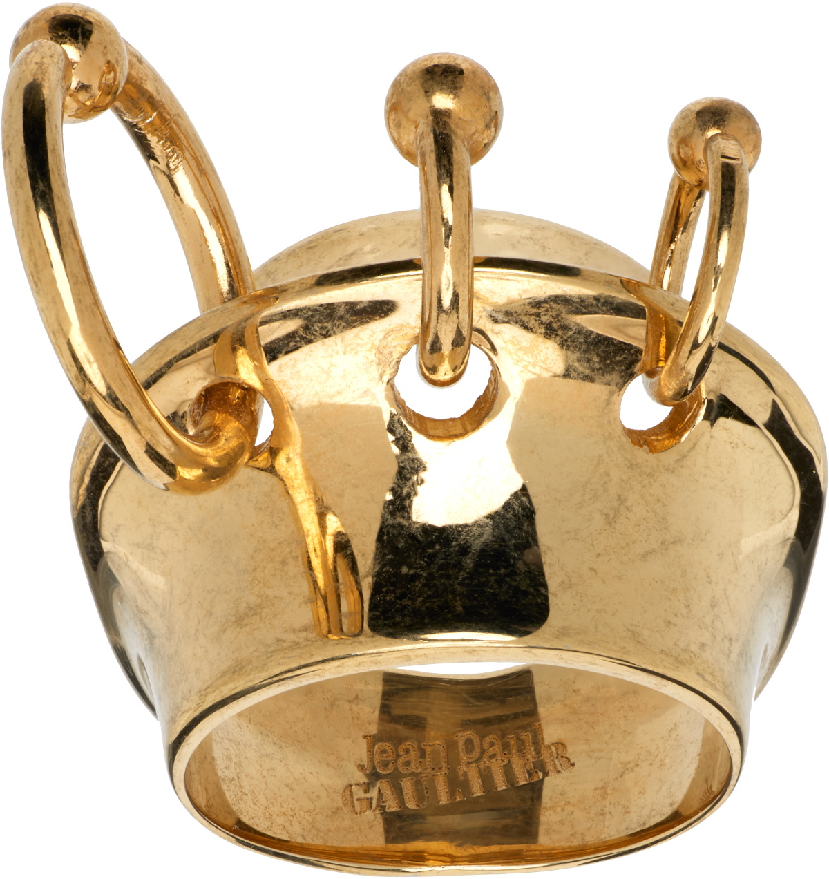 Jean Paul Gaultier 'The Gold-Tone Piercing' Ring Jean Paul Gaultier