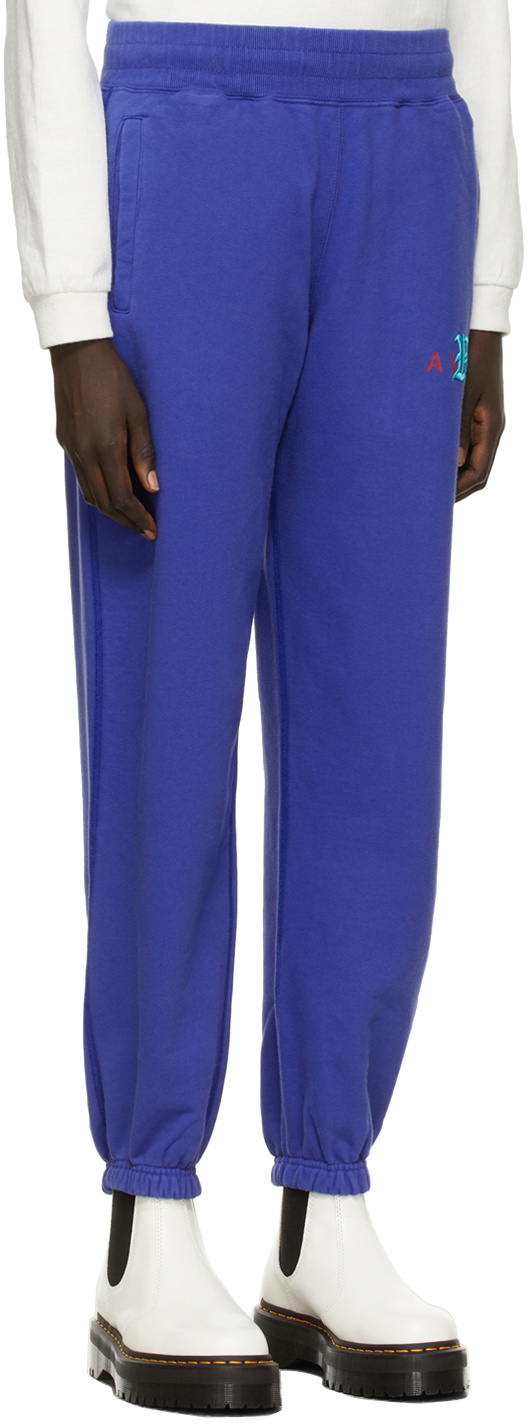 Awake NY Purple College Logo Lounge Pants