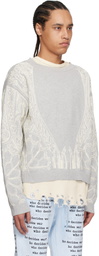 Who Decides War Gray Notre Dame Sweater