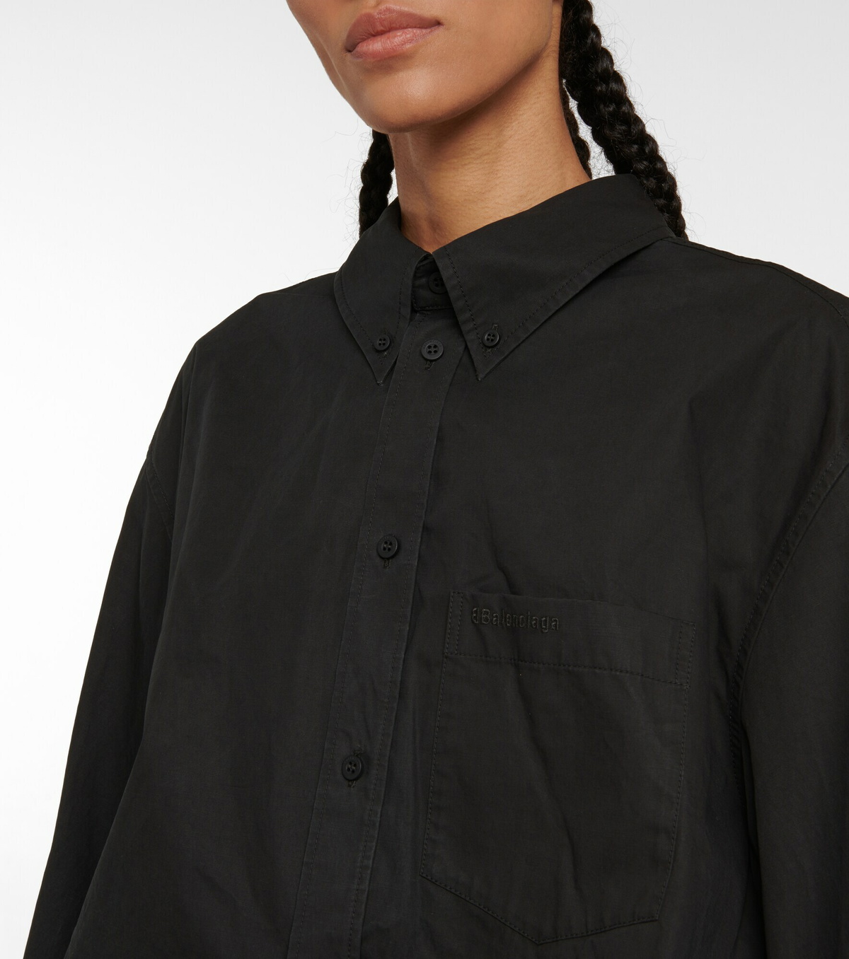Balenciaga - Swing Twisted cotton shirt Balenciaga
