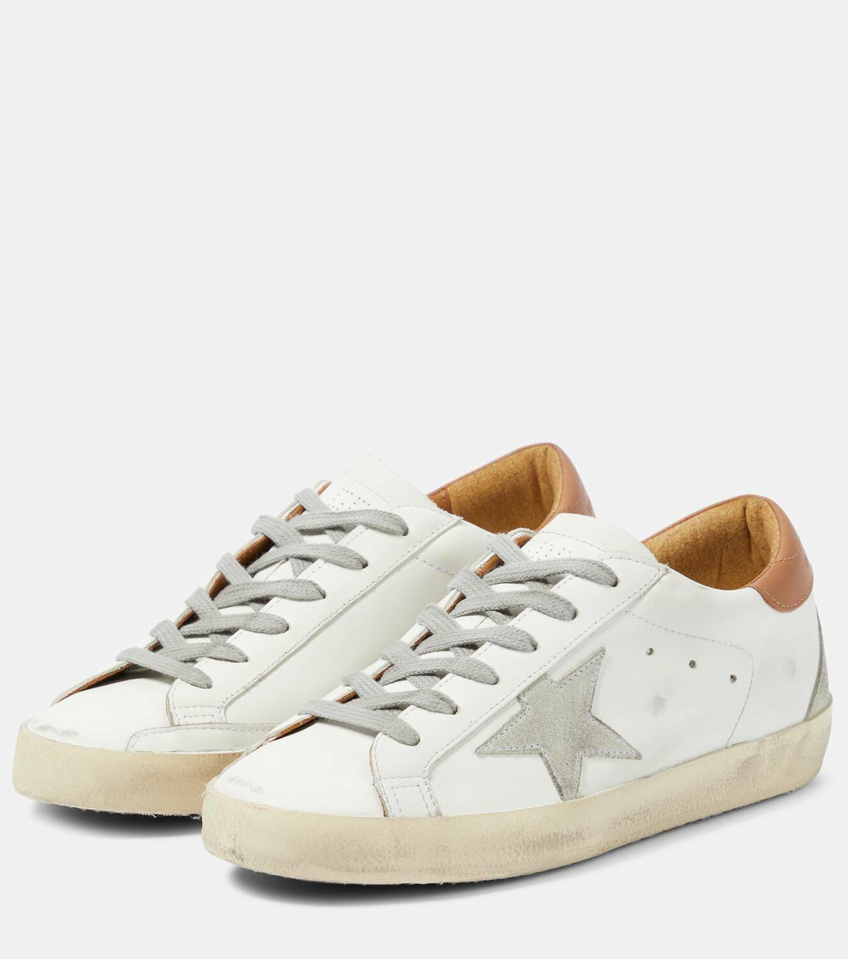 スニーカー GOLDEN GOOSE DELUXE BRAND Super-star classic with list leath GOLDEN GOOSE SNEAKERS SUPER STAR CLASSIC WITH LIST BEIGE