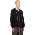 Rick Owens Black Tower Windbreaker Hoodie