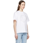 Stella McCartney White Foil Print T-Shirt
