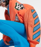 Off-White - Appliqué wool-blend bomber jacket