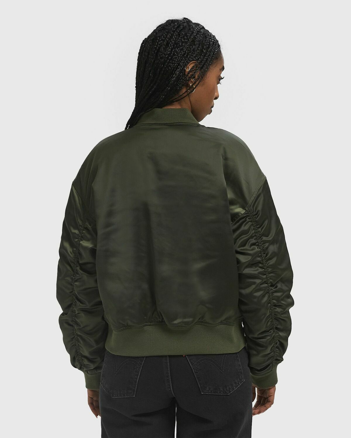 Levis ANDY TECHY JACKET Green Womens Bomber Jacket