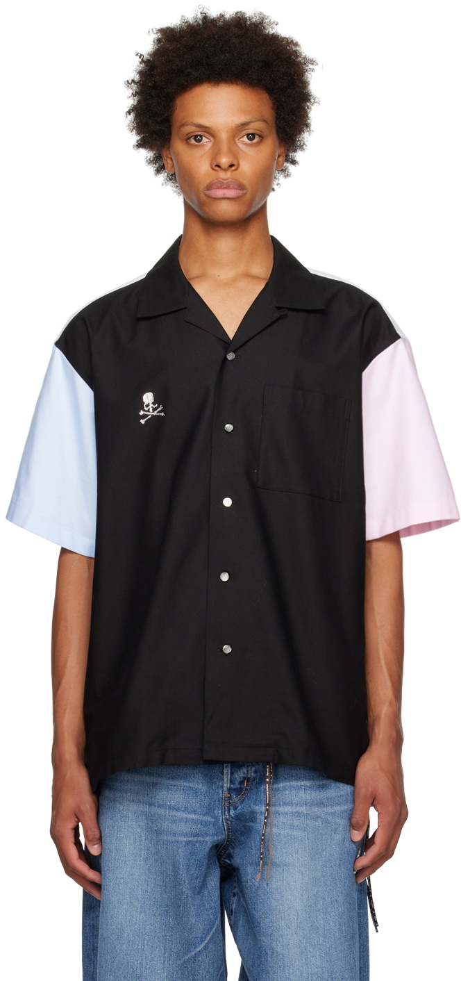 mastermind JAPAN Black Crystal-Cut Shirt mastermind JAPAN