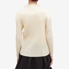 Pleats Please Issey Miyake Women's Colourful Basics Roll Neck Long S in Neutrals