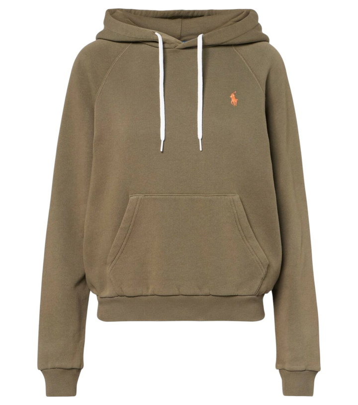 Photo: Polo Ralph Lauren Cotton-blend jersey hoodie