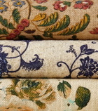 The House of Lyria Sharpei floral cotton and linen throw