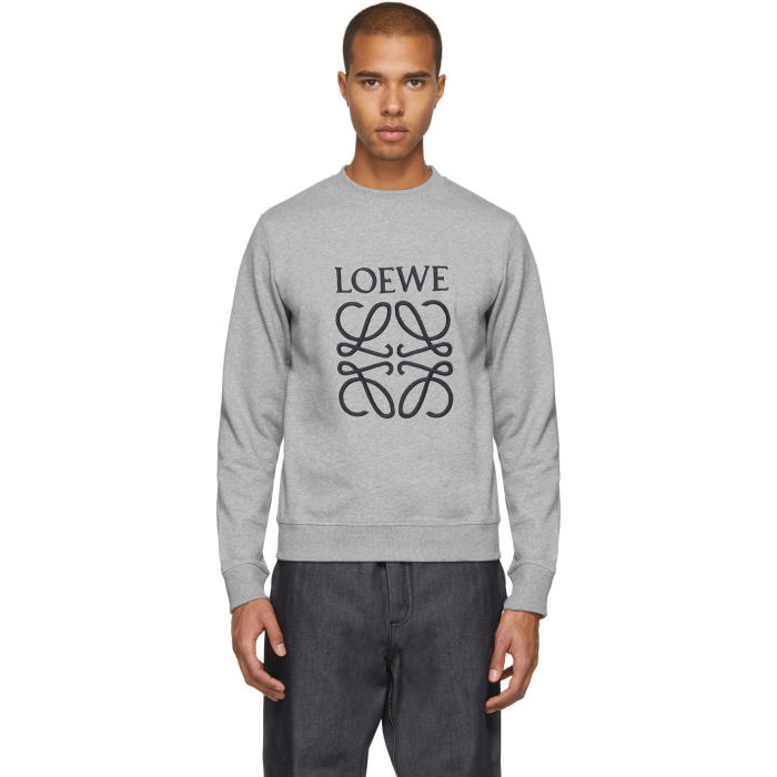 Photo: Loewe Grey Anagram Sweatshirt