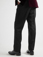 Favourbrook - Hampton Slim-Fit Grosgrain-Trimmed Wool-Twill Tuxedo Trousers - Black