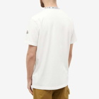 Moncler Men's Logo Ribbed T-Shirt in White