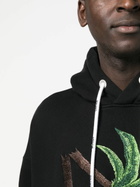 PALM ANGELS - Broken Palm Cotton Hoodie