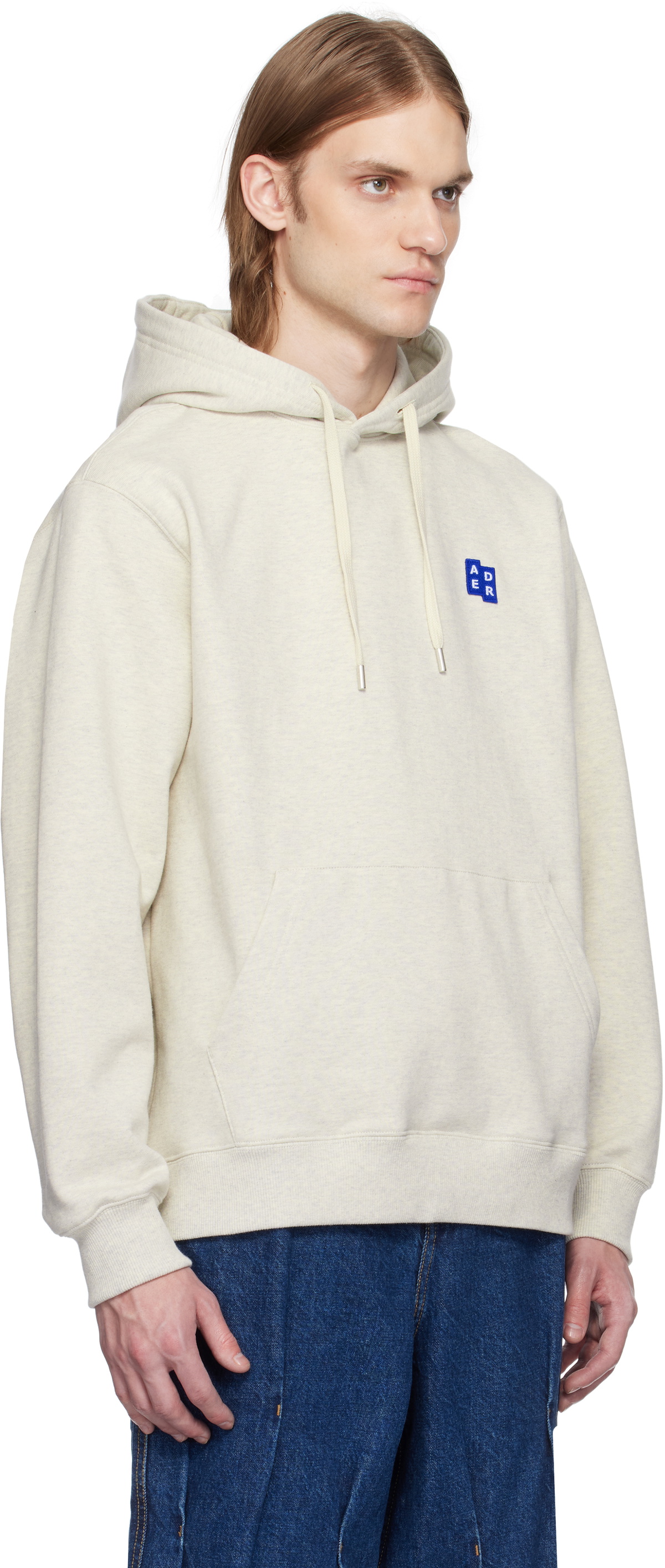 ADER error Gray Sig; TRS Tag Hoodie