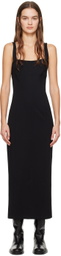 Helmut Lang Black Cutout Maxi Dress