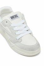 Diesel S-D-Ollie - Distressed sneakers in leather and suede - Sneakers Mens in White