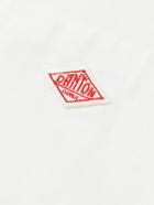 Danton - Logo-Embroidered Cotton-Poplin Shirt - White