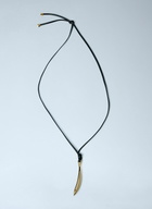 Bottega Veneta Sardine Leather Necklace