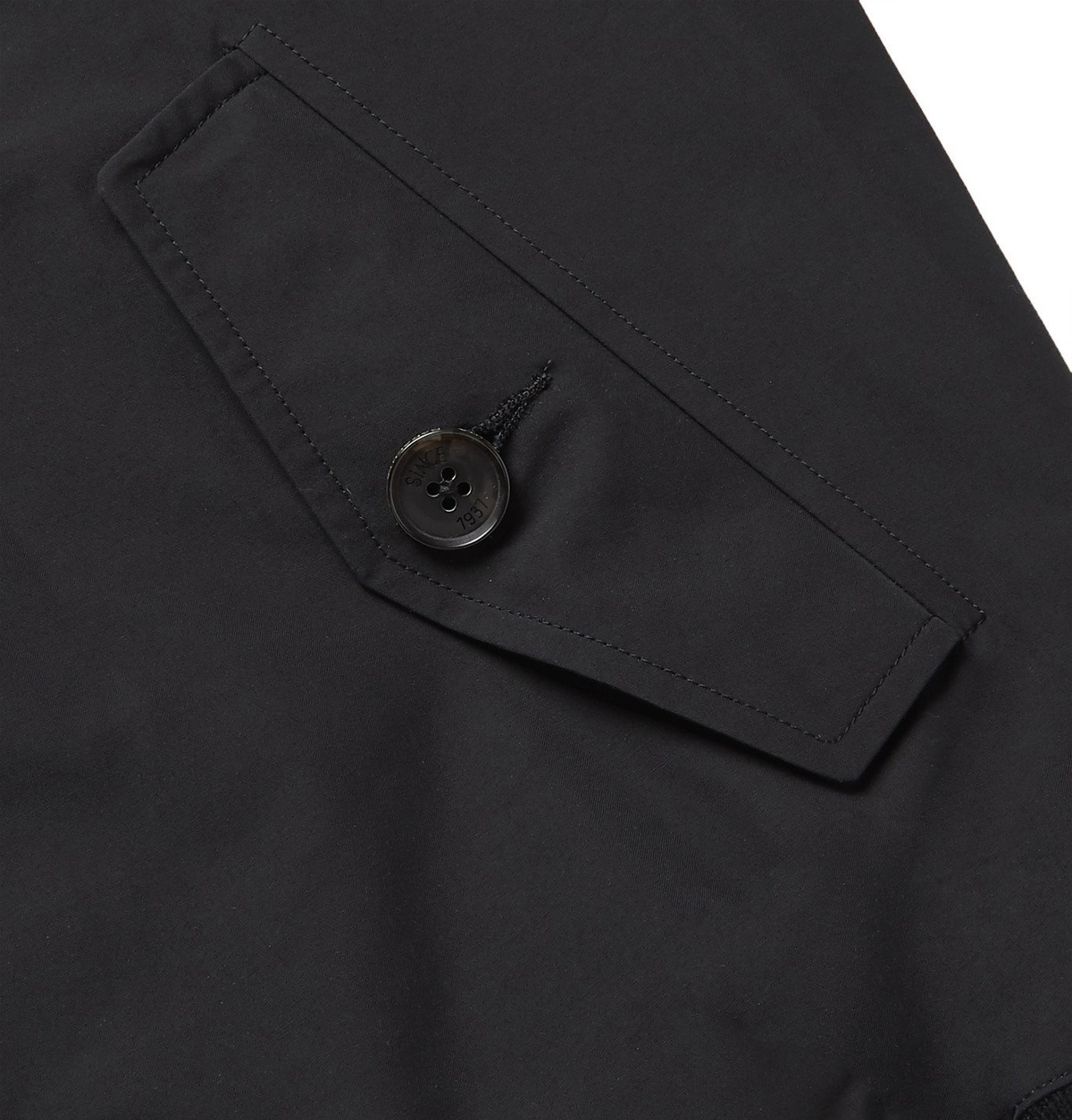 Baracuta - G9 Cotton-Blend Harrington Jacket - Black
