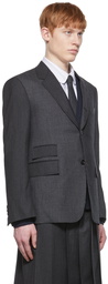 Thom Browne SSENSE Exclusive Grey Wool Blazer