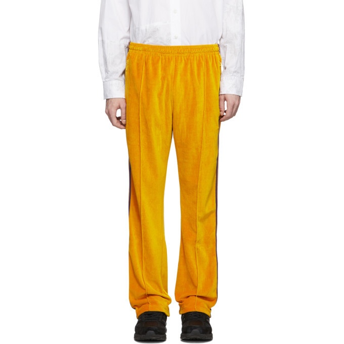 Photo: Needles Yellow Velour Lounge Pants