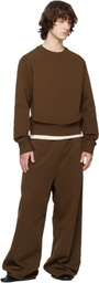 Entire Studios Brown Pod Crew Sweatshirt