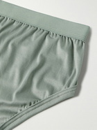 Zimmerli - Sea Island Cotton Briefs - Green