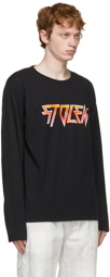 Stolen Girlfriends Club SSENSE Exclusive Black Berate Fade Long Sleeve T-Shirt