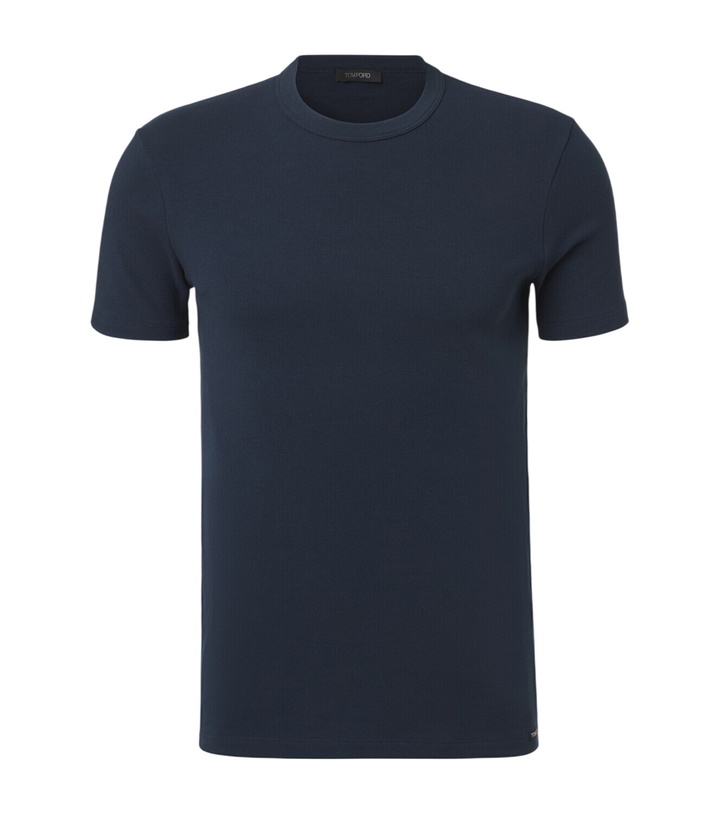 Photo: Tom Ford Cotton-blend jersey T-shirt