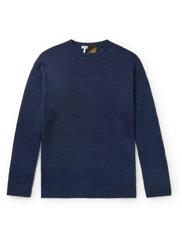 Photo: LOEWE - Paula's Ibiza Linen Sweater - Blue