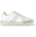 Maison Margiela - Replica Super Bounce Leather and Suede Sneakers - White