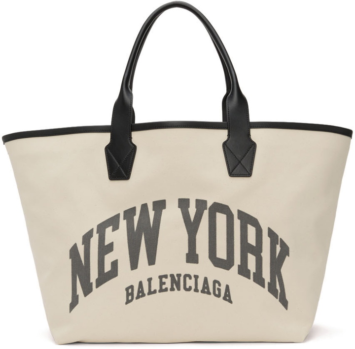 Photo: Balenciaga Off-White Large 'New York' Tote