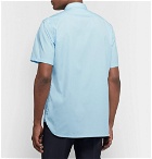 Burberry - Stretch-Cotton Poplin Shirt - Light blue