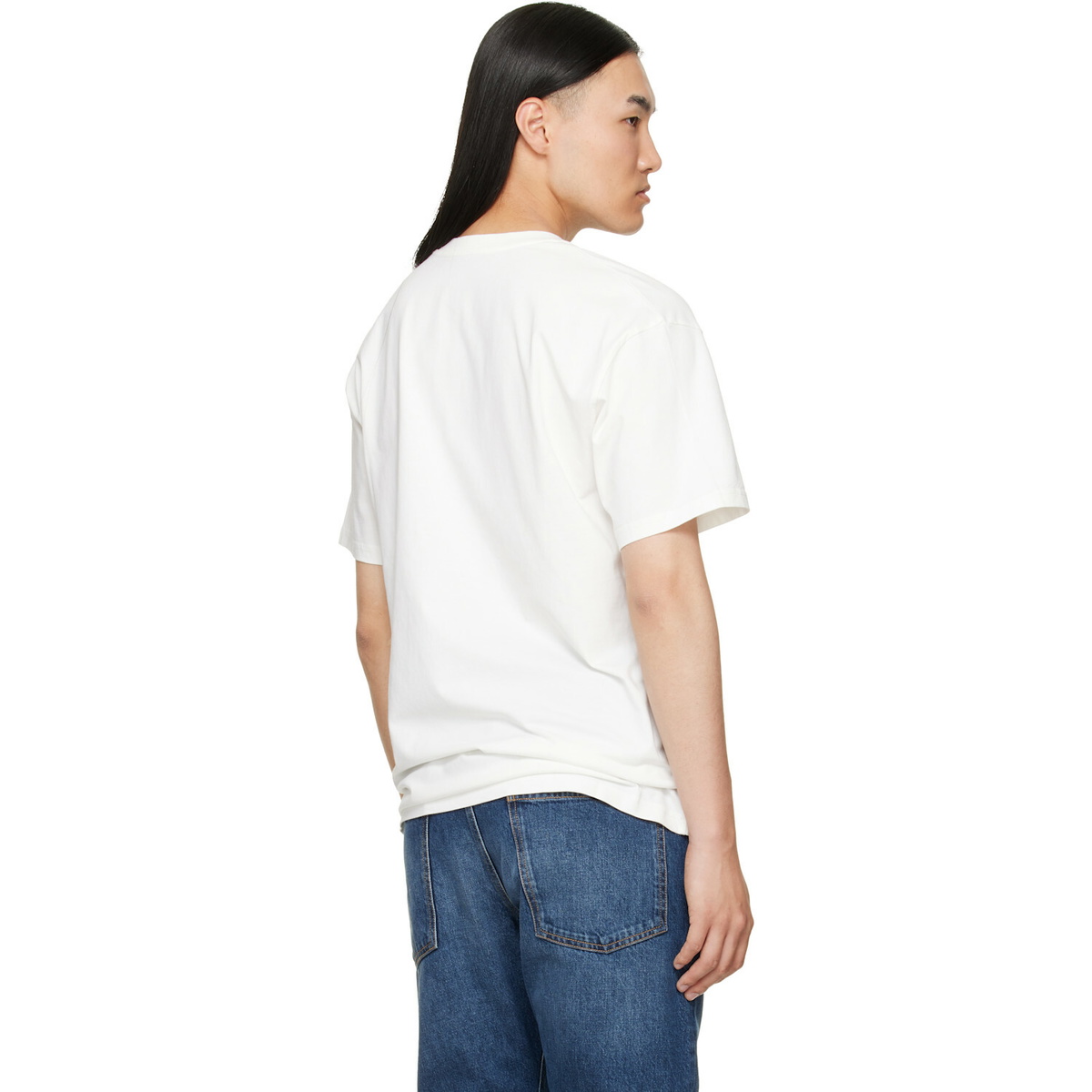 Givenchy White 'Givenchy Paris Paint Print' Cotton T-shirt