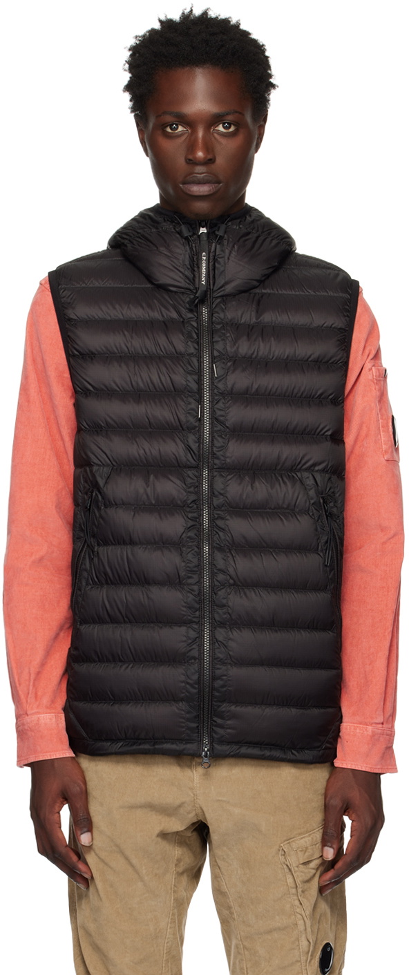 C.P. Company Black D.D. Shell Goggle Down Vest C.P. Company