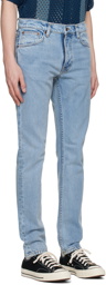 Nudie Jeans Blue Lean Dean Jeans