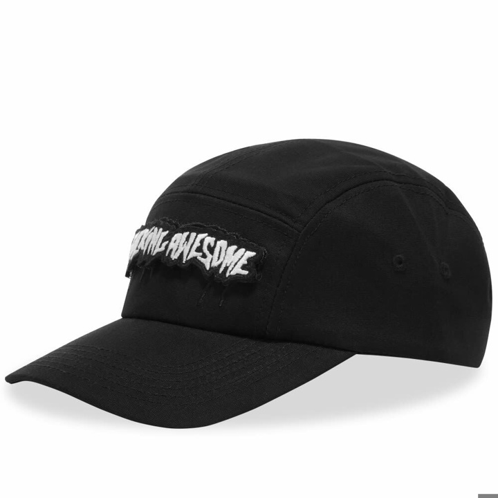 Photo: Fucking Awesome Men's Velcro Volley Strapback Cap in Black