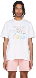 Casablanca White Organic Cotton T-Shirt