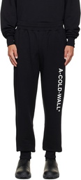 A-COLD-WALL* Black Embroidered Lounge Pants