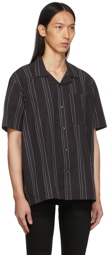 Han Kjobenhavn Black Summer Striped Shirt