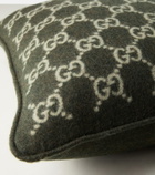Gucci GG wool and cashmere jacquard cushion