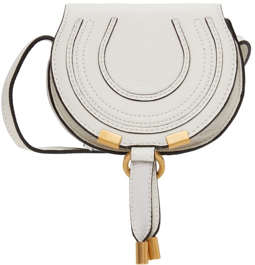 Sac Chloé Marcie NANO En Paille Beige - Neuf Avec étiquettes - Sac à Main Porté épaule
