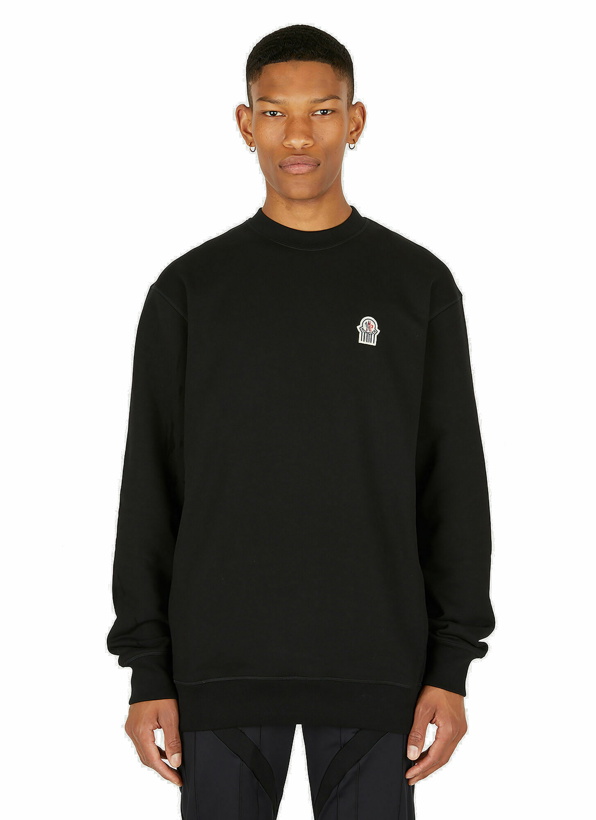 Photo: Logo Patch Sweatshirt in Black