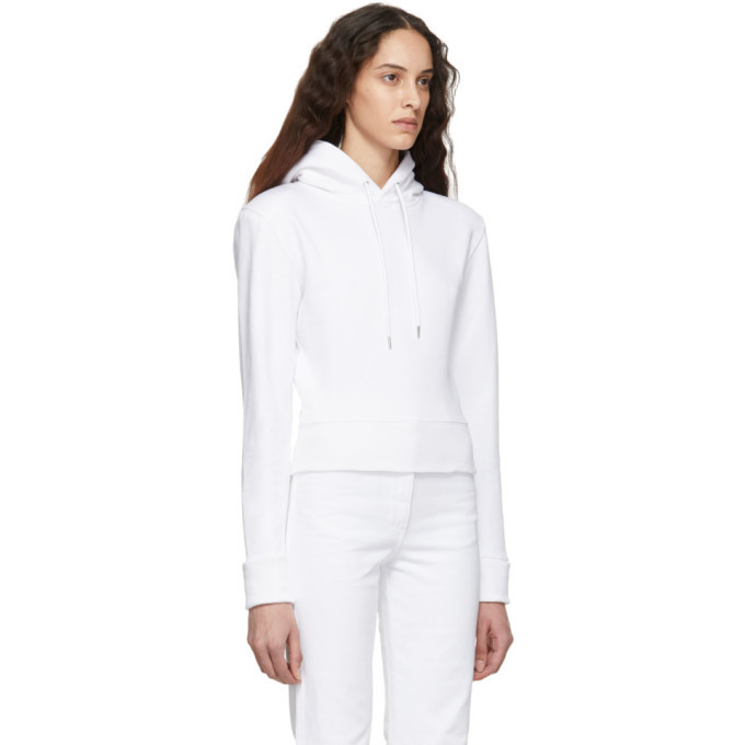 A-Plan-Application White Fitted Hoodie