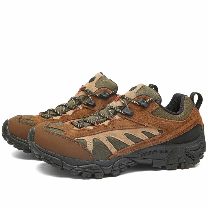 Photo: Merrell Men's MOAB Mesa Luxe 1TRL Sneakers in Olive/Otter