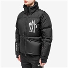 Moncler Grenoble Men's Verdons Padded Nylon Jacket in Black