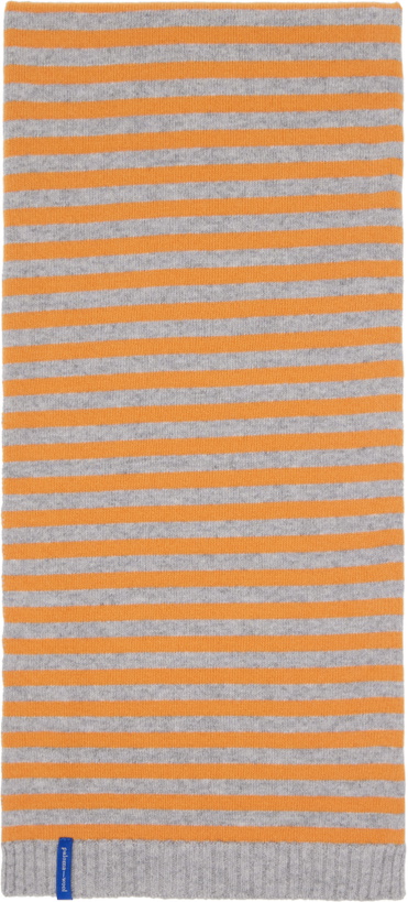 Photo: Paloma Wool Gray & Orange Bela Scarf