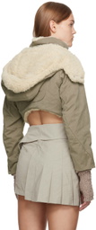 Hyein Seo Khaki Cropped Jacket