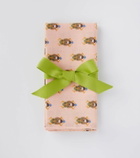 La DoubleJ Pink Scarab Large set of 2 napkins